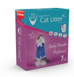 Van Cat Άμμος Υγιεινής για Γάτες Άρωμα Baby Powder 7Lit