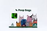 Poop Bags Ανακυκλώσιμες Σακούλες Απορριμμάτων Σκύλων 20 Ρολά + Θήκη 