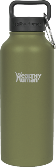 Healthy Human Ανοξείδωτο Μπουκάλι 946ml 32oz-Olive