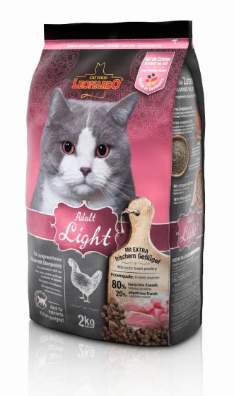Leonardo Light Ξηρά Τροφή για Γάτες 2kg