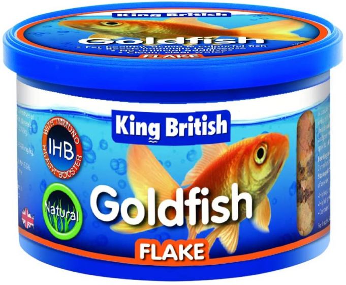 King British Goldfish Flake Τροφή για Χρυσόψαρα 28g