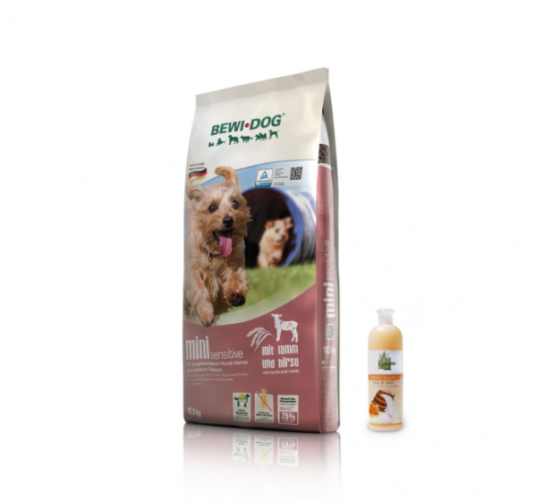 Bewi Dog Mini Sensitive Ξηρά Τροφή Σακί 12,5kg + Δώρο Σαμπουάν Perfection Naturelle 750ml