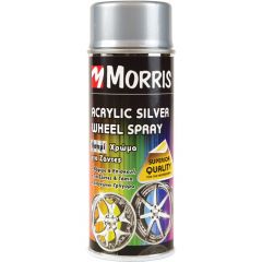 Morris Wheel Spray Acrylic Silver Για Ζάντες 400ML
