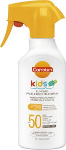 Carroten Kids Face & Body Αντηλιακό Γαλάκτωμα σε Σπρέι SPF50 300ml