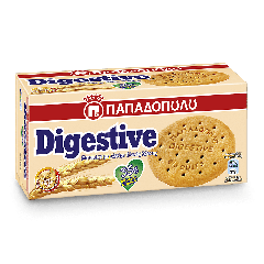 Παπαδοπούλου Μπισκότα Digestive με 35% Λιγότερα Λιπαρά 250g 
