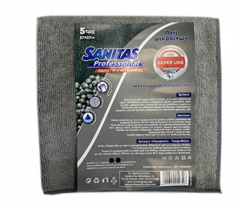 Sanitas Professional Πανί Μικροϊνών Γενικής Χρήσης Γκρί 37x37 5τεμ