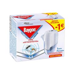 Baygon Υγρό κατά των Κουνουπιών Συσκευή & Ανταλλακτικό 45 νύχτες 27ml 