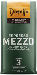 Dimello Espresso Mezzo Αλεσμένος Καφές 250g
