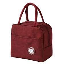 Τσάντα θερμός χειρός με επένδυση Κόκκινη 22x19x14cm.