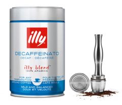 Illy Καφές Espresso Decaf + Boobampod Επαναχρησιμοποιούμενη Κάψουλα