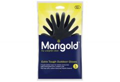 Marigold Γάντια outdoor εργασίας πλαστικά μαύρα Large.