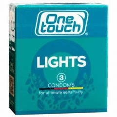 One Touch Προφυλακτικά Lights 3 τεμ