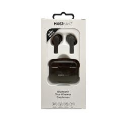Musthavz Bluetooth Earphone True Wireless -Μαύρο