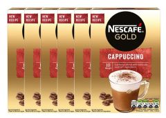 Nescafe Gold Στιγμιαίος Καφές Cappuccino 60 φακελάκια 
