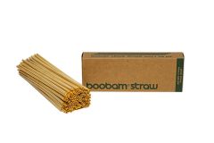 Boobam Straw Wheat Καλαμάκια από Σιτάρι 100τεμ.