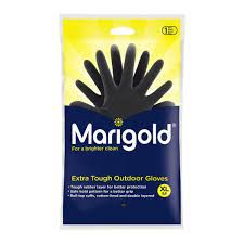 Marigold Γάντια outdoor εργασίας πλαστικά μαύρα XLarge.