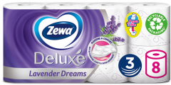 Zewa Deluxe Lavender Dreams 8ρολά 3φυλλο